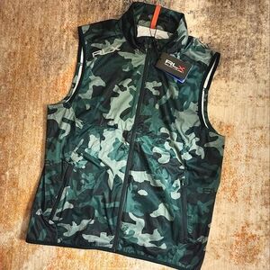 RLX Camo Water-Repellent Packable Vest - NWT